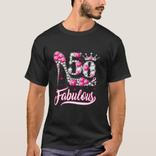 Camiseta Funny 50 años de edad Fabuloso 50 cumpleaños Rosa