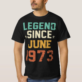 Camiseta Funny 50 años que cumple 50 años desde 1973