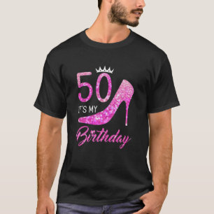 Camiseta Funny 50 es mi cumpleaños 50.ª fisura de la corona