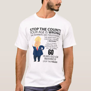 Camiseta Funny 60 Años Cumpleaños Presente Feliz Año de