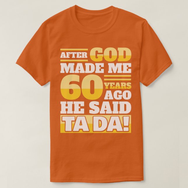 Camiseta Funny 60th Birthday 60 Years Long Sleeve (Diseño del anverso)