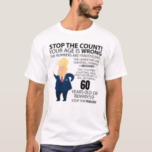 Camiseta Funny 60th Year Birthday Present Happy Birth year