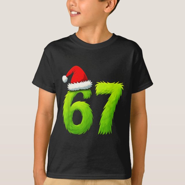 Camiseta Funny 67 Christmas Six Seven Meme 6 7 Teens Boys G (Anverso)