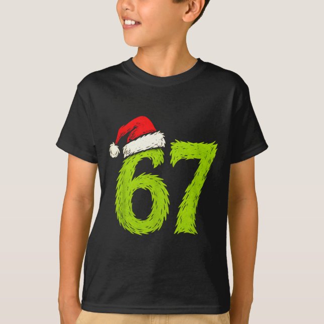 Camiseta Funny 67 Christmas Six Seven Meme 6 7 Teens Boys G (Anverso)