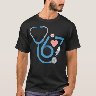 Camiseta Funny 67 Meme Nurse Six Seven Nursing Humor Women 