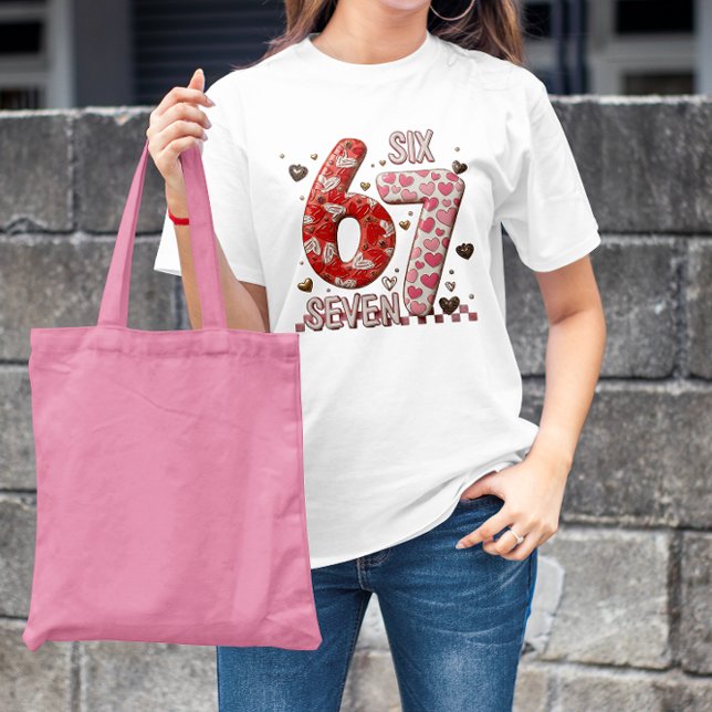 Camiseta Funny 67 Meme Six Seven Cute Valentine's Day (Subido por el creador)