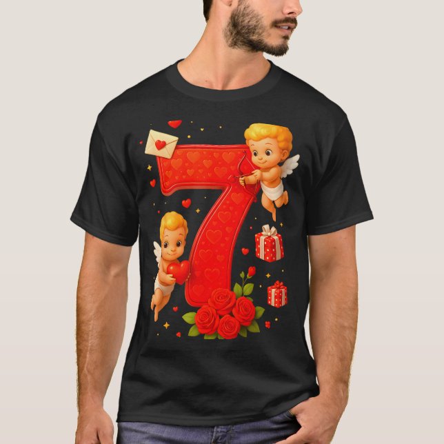 Camiseta Funny 67 Meme Six Seven Matching Couples Valentine (Anverso)