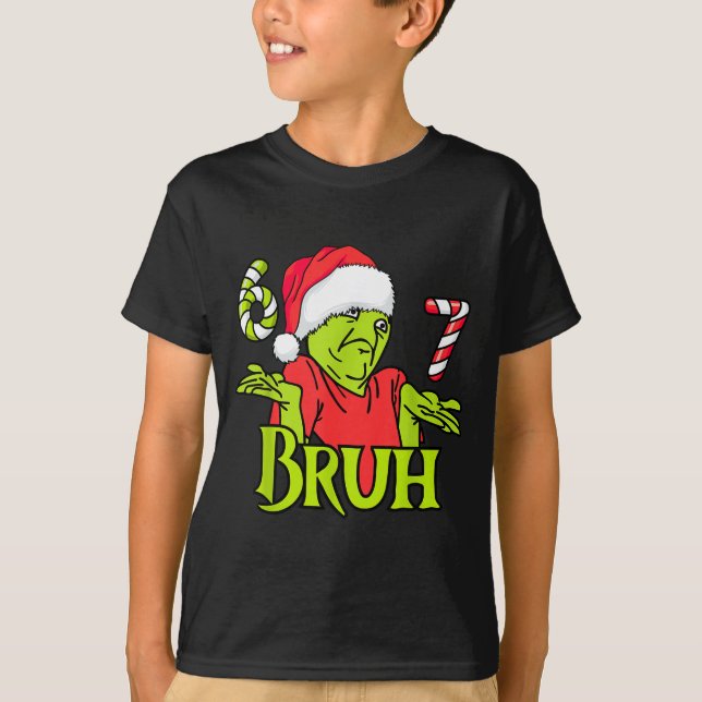 Camiseta Funny 6 7 Bruh Merry Christmas Santa 67 Meme Men W (Anverso)