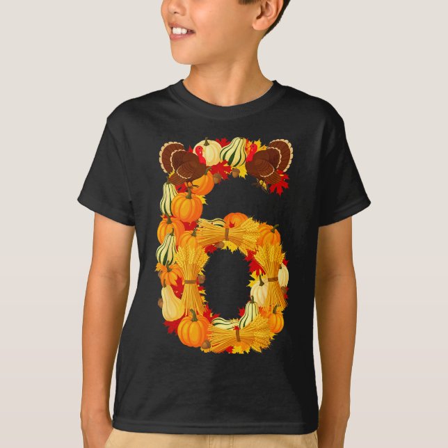 Camiseta Funny 6 7 Six Seven Meme Couple Thanksgiving Turke (Anverso)