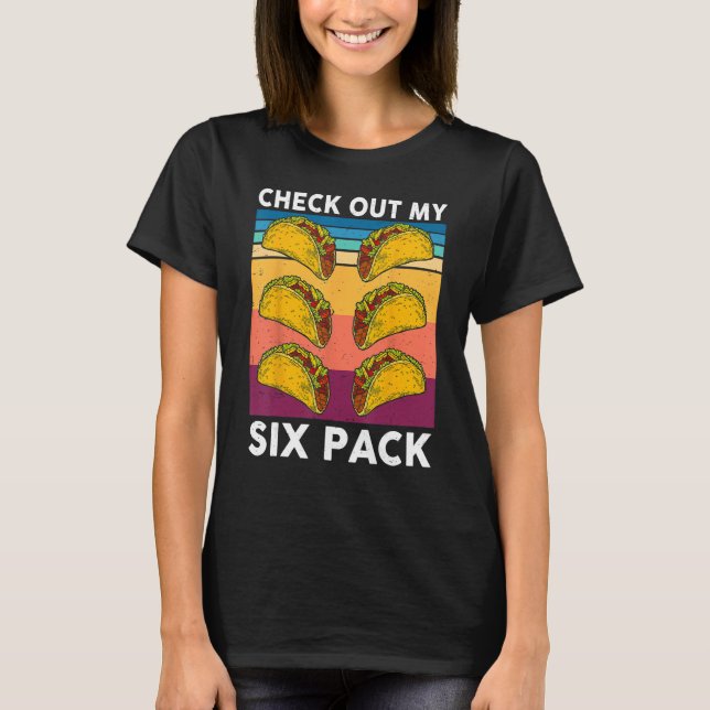 Camiseta Funny 6 Pack Gym Mexicano Cinco De Mayo Fitness Ta (Anverso)