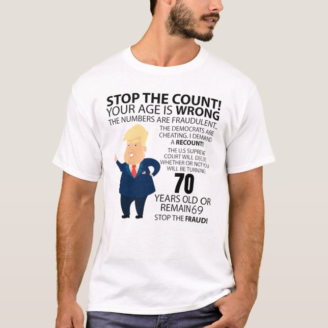 Camiseta Funny 70th Year Birthday Present Happy Birth year (Anverso)