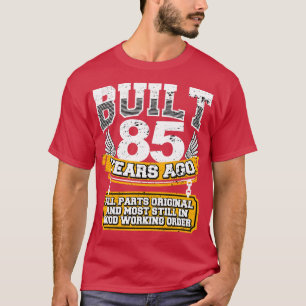 Camiseta Funny 85th Birthday Shirt Vintage construido 85 añ