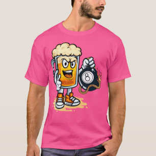 Camiseta Funny 8 Ball Beer Lovers Billiard