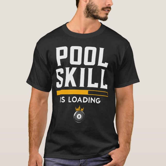 Camiseta Funny 8 Ball Cita Deportes Billiard Pool (Anverso)