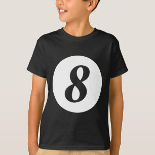 Camiseta Funny 8 Ball Magic Billiards Pool Lazy Halloween C