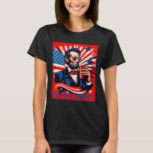 Camiseta Funny Abe Lincoln 4 De Julio Patriótico Estadounid