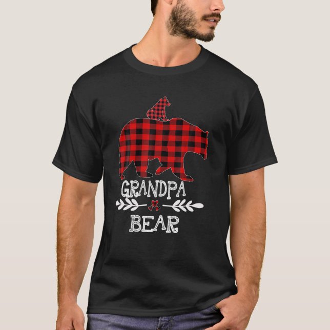 Camiseta Funny Abuela Oso de Navidades familiares a juego (Anverso)