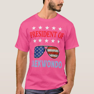 Camiseta Funny Accesorios De Taekwondo Estados Unidos Bande