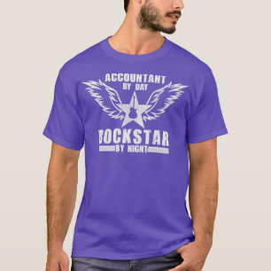 Camiseta Funny Accountant Rockstar
