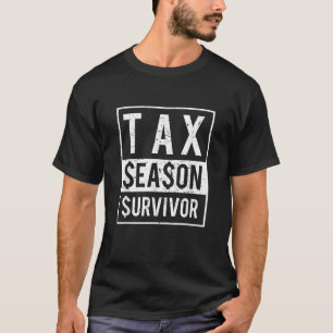 Camiseta Funny Accountant Tax Season Survivor T Shirt