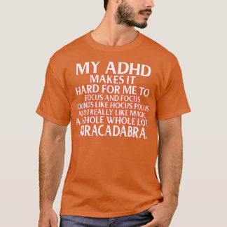 Camiseta Funny ADHD Awareness Support