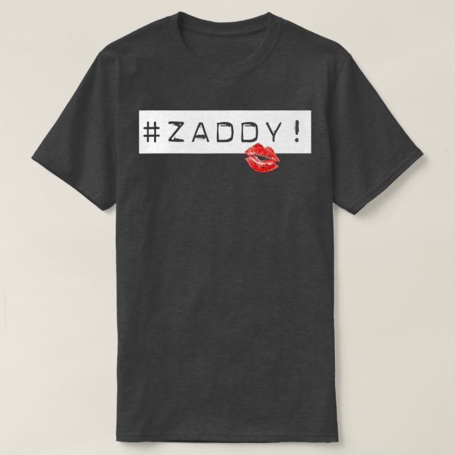 Camiseta Funny Adults Daddy Zaddy (Diseño del anverso)