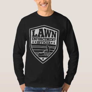 Camiseta Funny agente de aplicación de ley Dad Lawn Mowing
