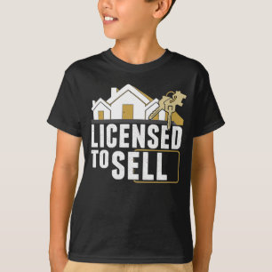 Camiseta Funny Agente Inmobiliario Humor Property Broker