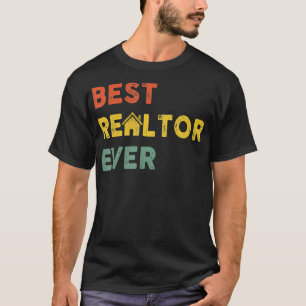 Camiseta Funny Agente Inmobiliario Regalo Mejor Realtor De 