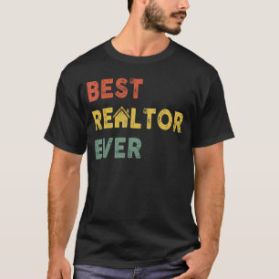 Camiseta Funny Agente Inmobiliario Regalo Mejor Realtor De 