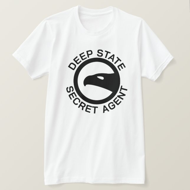 Camiseta Funny Agente Secreto de Estado Profundo (Anverso del diseño)