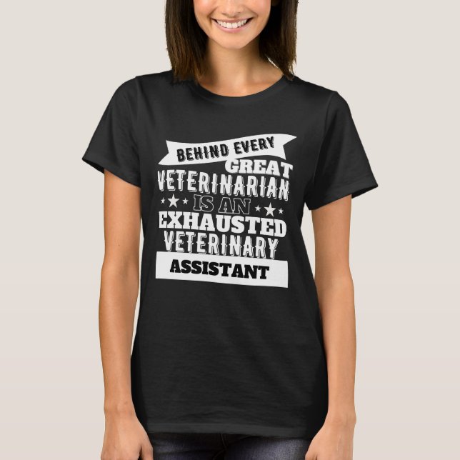 Camiseta Funny Agotado Asistente Veterinario (Anverso)