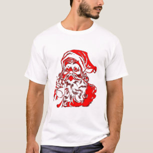 Camiseta Funny, Agradable Y Hermoso Personalizado De Santa 