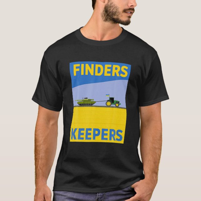 Camiseta Funny agricultor Tractor Ucrania Bandera Finalizad (Anverso)