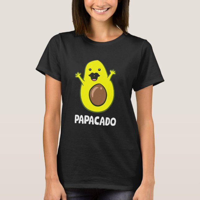 Camiseta Funny Aguacado Dad Vegan Guacamole (Anverso)