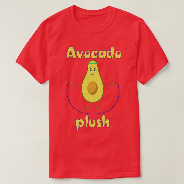 Camiseta Funny Aguacado Plush (Diseño del anverso)