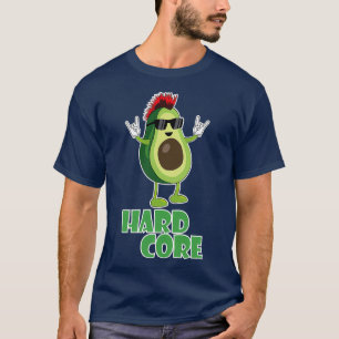Camiseta Funny aguacate de núcleo duro