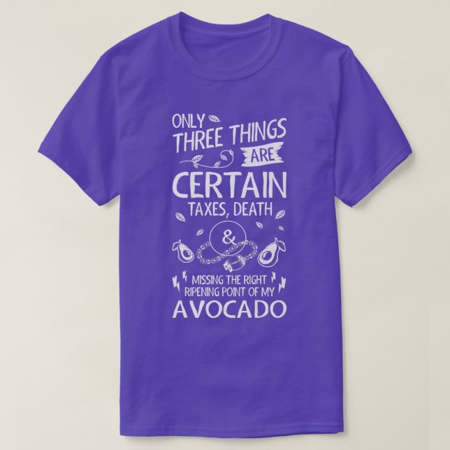 Camiseta Funny Aguacate Lover (Diseño del anverso)