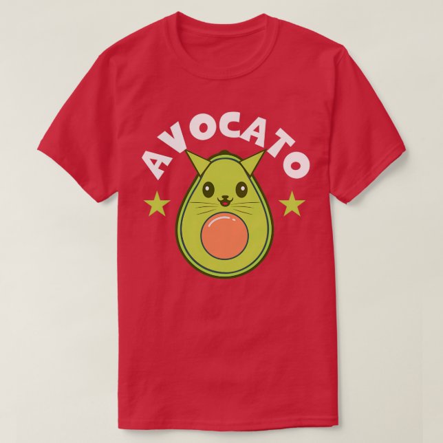 Camiseta Funny aguacate Lover Aguacamole Cat Lover (Diseño del anverso)