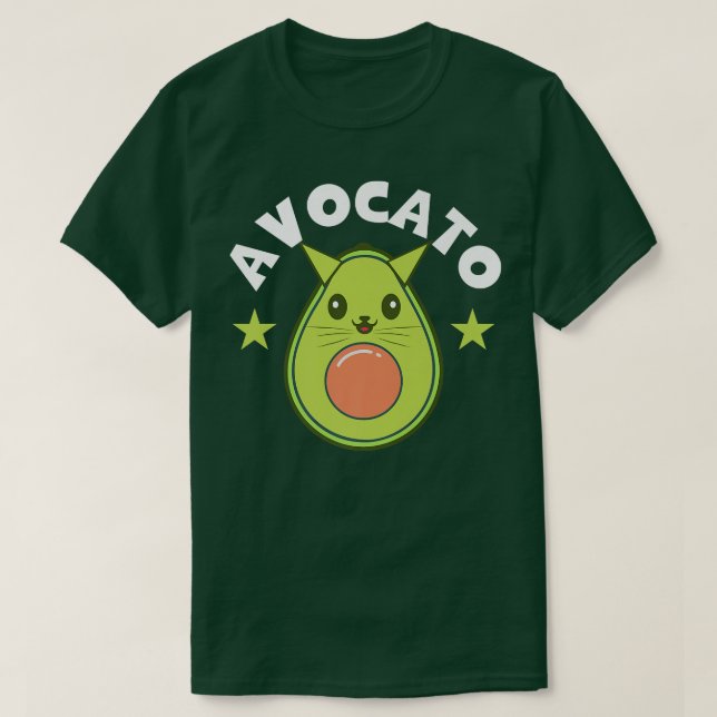Camiseta Funny Aguacate Lover Aguacamole Cat Lover Fo (Diseño del anverso)