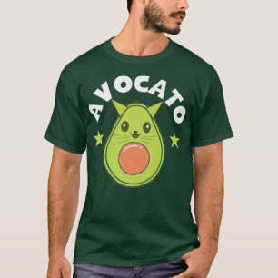 Camiseta Funny Aguacate Lover Aguacamole Cat Lover Fo