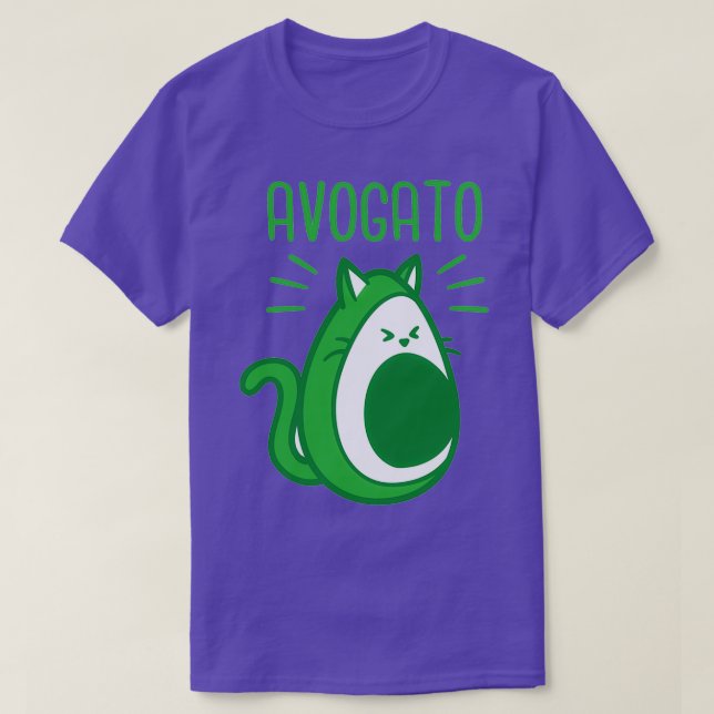 Camiseta Funny Aguacate Lover Cat Classic TShirt (Diseño del anverso)