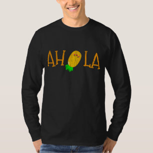 Camiseta Funny AHOLA Aloha Pineapple Hawaiian Fruit