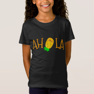 Camiseta Funny AHOLA Aloha Pineapple Hawaiian Fruit