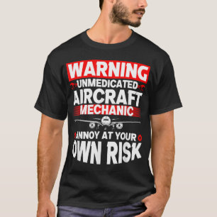 Camiseta Funny Aircraft Mechanic Airplane 1