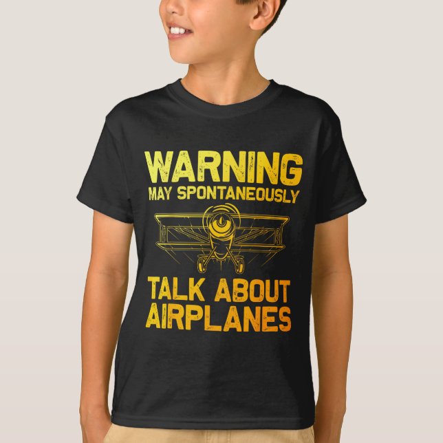 Camiseta Funny Airplane Novelty For Men Women Plane Aviatio (Anverso)