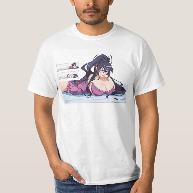 Camiseta Funny Akeno Himejima Sexy (Anverso)