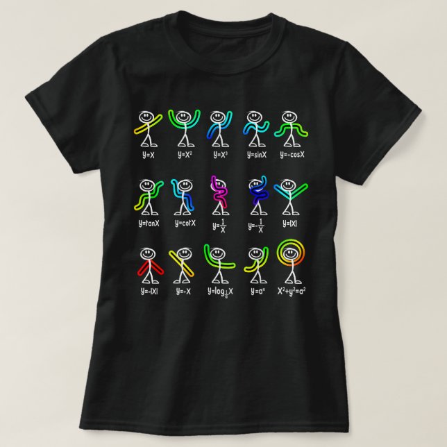 Camiseta Funny Algebra Dance Función Math Teacher Geek (Diseño del anverso)