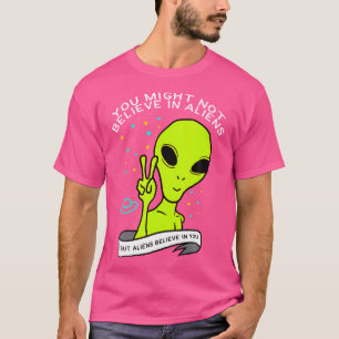 Camiseta Funny Alien Believer Ufo