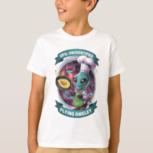 Camiseta Funny Alien Chef UFO